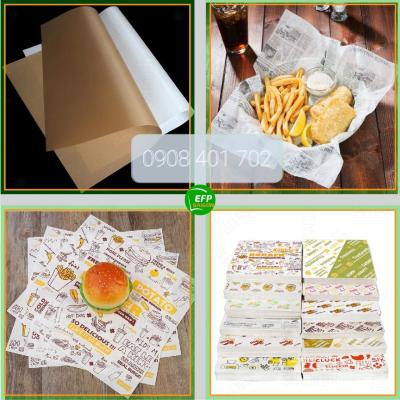 GIẤY GÓI CHỐNG THẤM DẦU IN SẴN